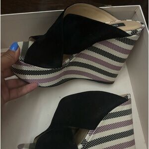 Sergio Rossi wedge summer sandal